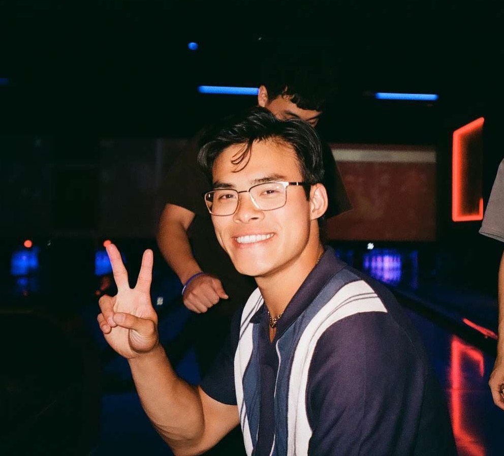 Photo of me holding peace sign